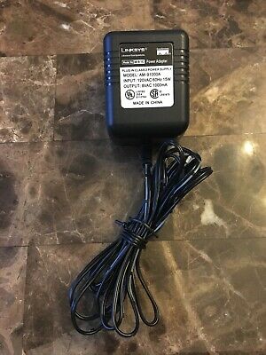 NEW Linksys AM-91000A AD9/1C AC DC Power Supply Adapter Charger 9VAC 1000mA
